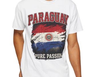 Paraguay fotbollströja 2026, Paraguay fotbollsfan-tröja, vintage fotbollströja med grafik, bekväma färger 1717, Paraguay lagkläder gåva