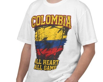 Colombia fotbollströja 2026, Colombia fotbollsfan-tröja, vintage fotbollsgrafik-tröja, bekväma färger 1717, Colombias lagtröja, fotbollsälskare-present