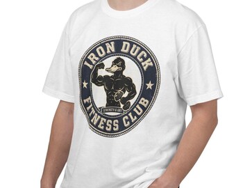 Anka, Fitnessklubbtröja, Rolig Gym Anka-t-shirt, Retro Bodybuilder Anka-t-shirt, Vintage Workout-grafiktröja, Unisex-tröja i bekväma färger