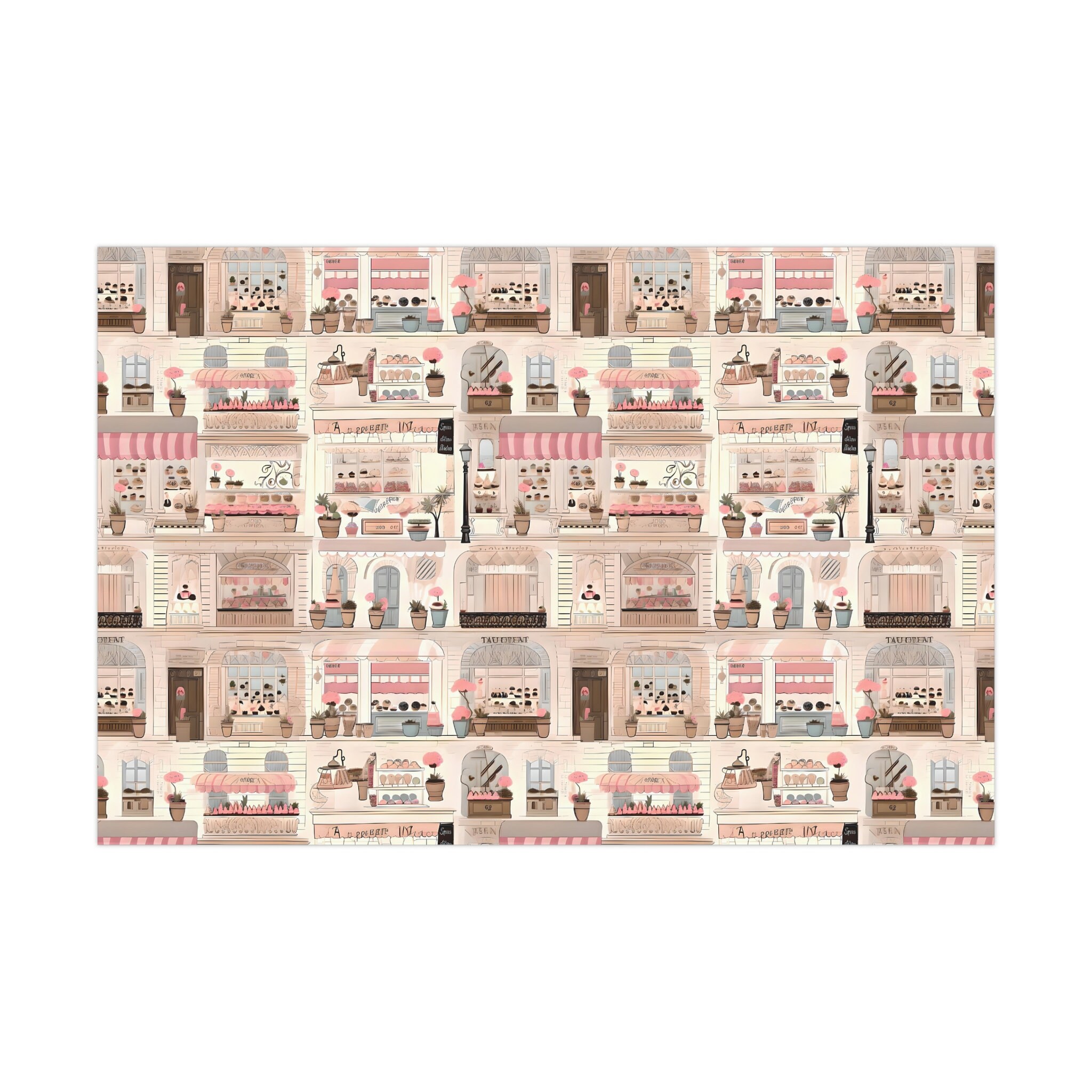 Valentine French Patisserie Gift Wrap Papers Luxury Wrapping Paper