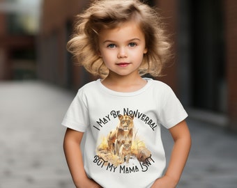 Je peux être non verbal mais ma maman n'est pas une chemise pour tout-petits, Apraxia of Speech Awareness Shirt, Childhood Apraxia, Apraxia Kids, Non verbal, sensoriel