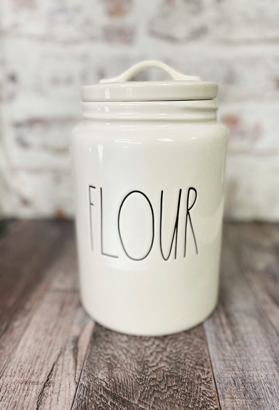 Rae Dunn Flour Canister Large Farmhouse Canister Rae Dunn Etsy