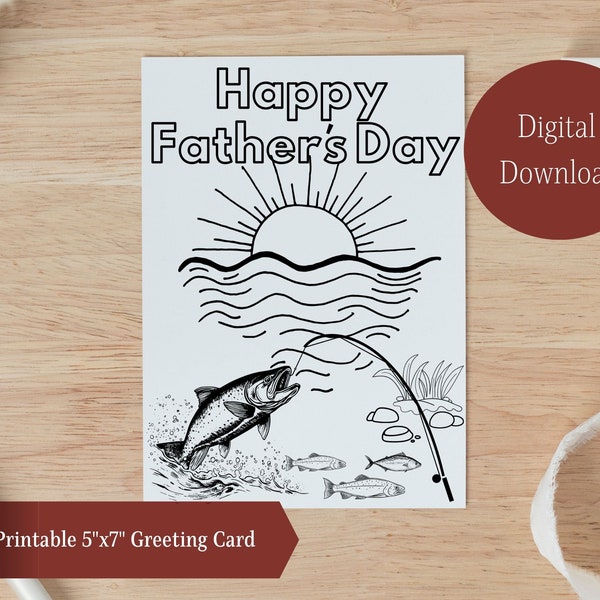 Childrens Fish Card Game Cards Etsy