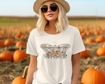 Bella Canvas 3001 Mockup, Fall Model Mockup, Pumpkin Patch Mockup, White Bella Canvas, Black Bella Canvas, Boho Inspiration Fall Mockup