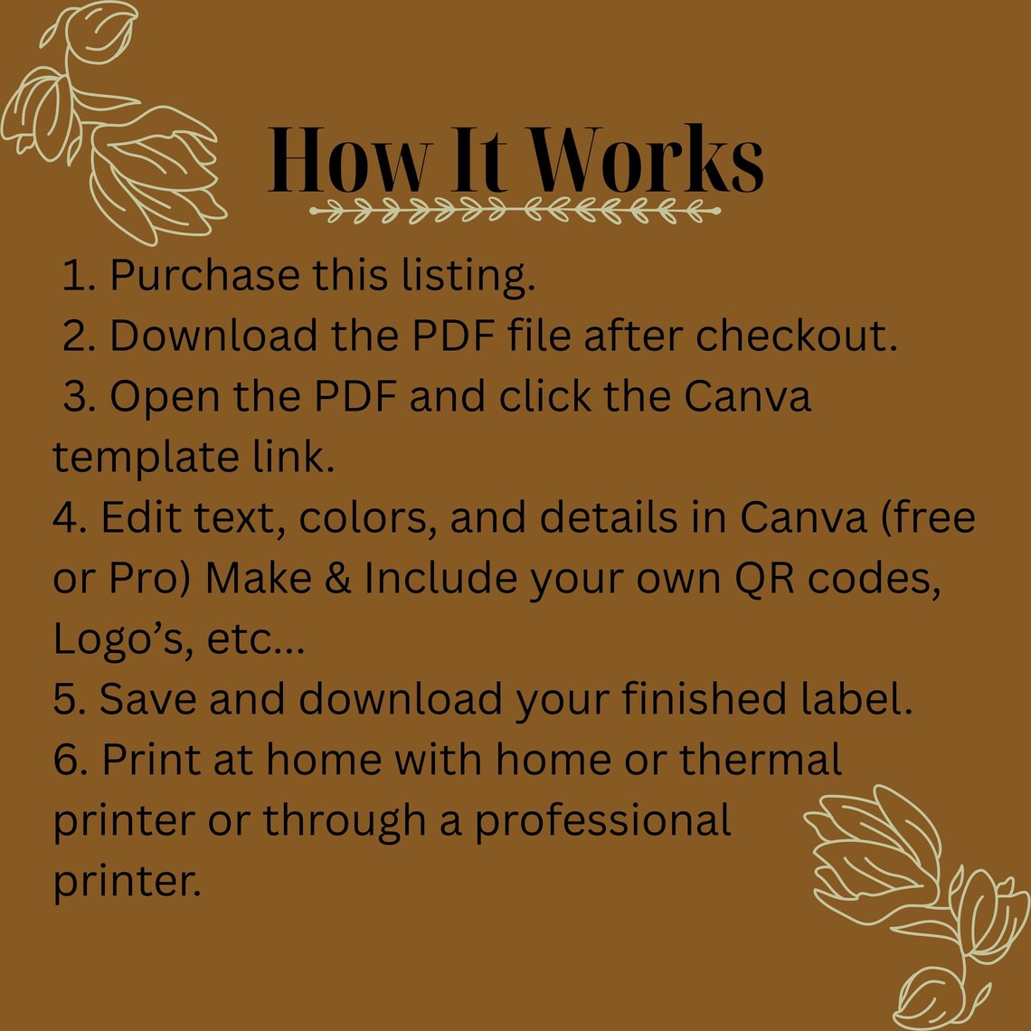 Editable 6x4 Cottage Food Label Template,custom Sourdough Label | Canva ...