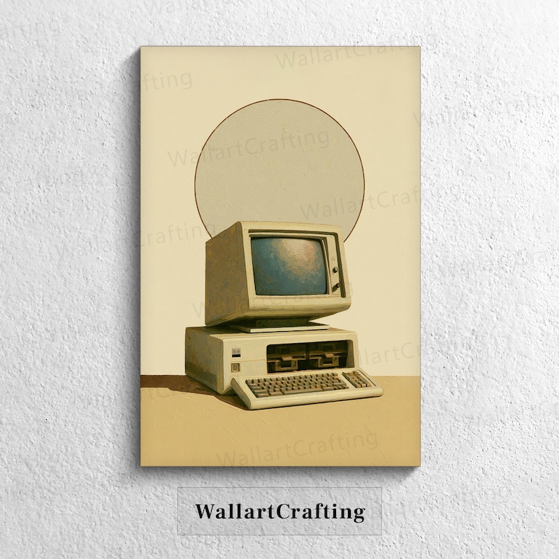 Programmer Painting - Etsy