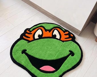 Handmade Tufted Turtle Rug