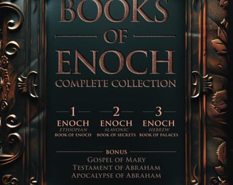 Complete Books of Enoch Collection: Illustrated Hardcover Apocryphal Sacred Texts
