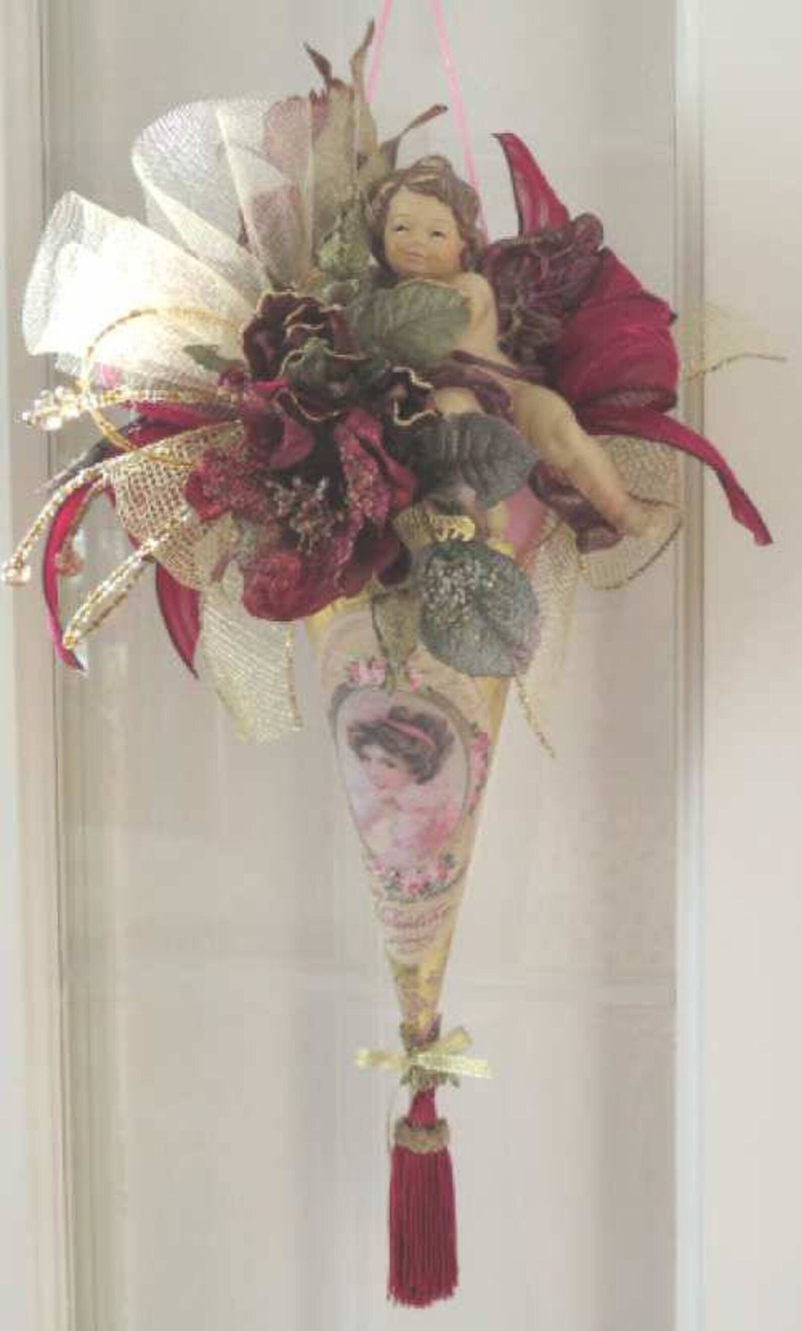 Burgundy Tussie Mussie II Etsy