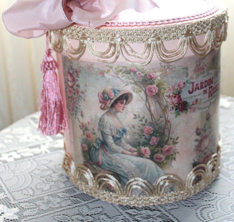 Pink Storage Box, Pink Display Box, Lovely Ladies Box, Rose Display Box ...