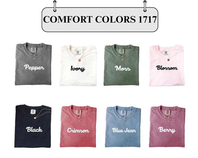 Personalized Nana Faux Patchwork Shirt Comfort Colors® Grandma Shirt With Grandkids Custom Mimi Tee image 10