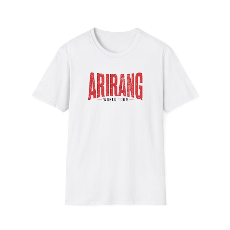 T-shirt « Je pourrais passer ma vie à regarder BTS » | T-shirt de la tournée mondiale ARIRANG | T-shirt de concert K-pop | Streetwear ARMY | Cadeau pour fan | Livraison rapide en UE image 6