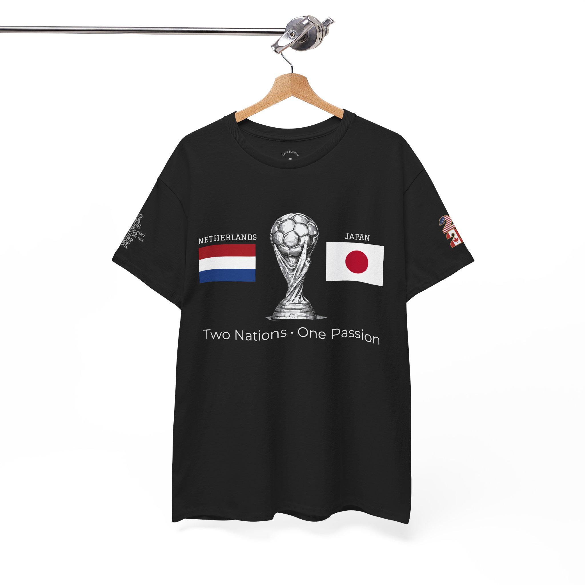 Netherlands Vs Japan Shirt 2026, World Cup Match Day Tee, Soccer