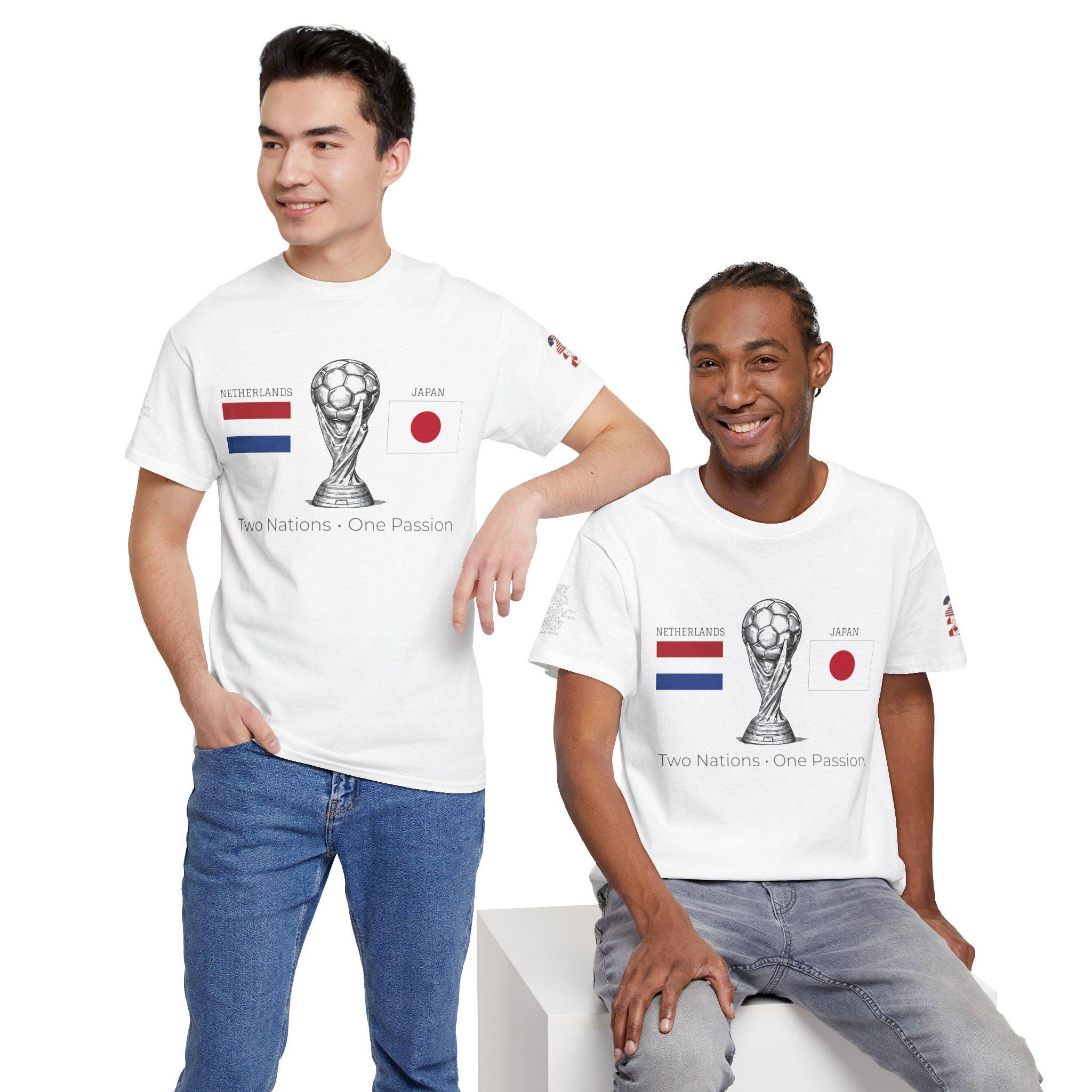 Netherlands Vs Japan Shirt 2026, World Cup Match Day Tee, Soccer