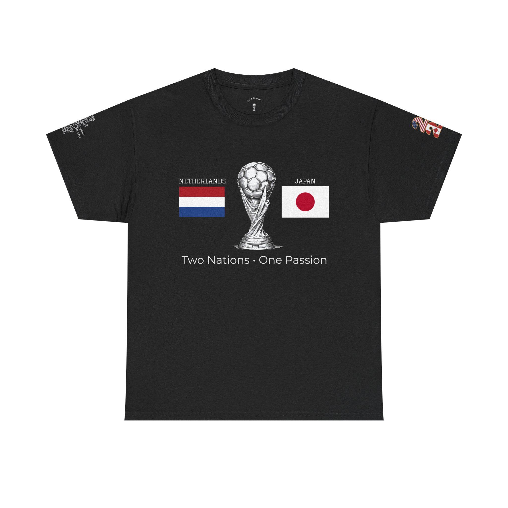 Netherlands Vs Japan Shirt 2026, World Cup Match Day Tee, Soccer