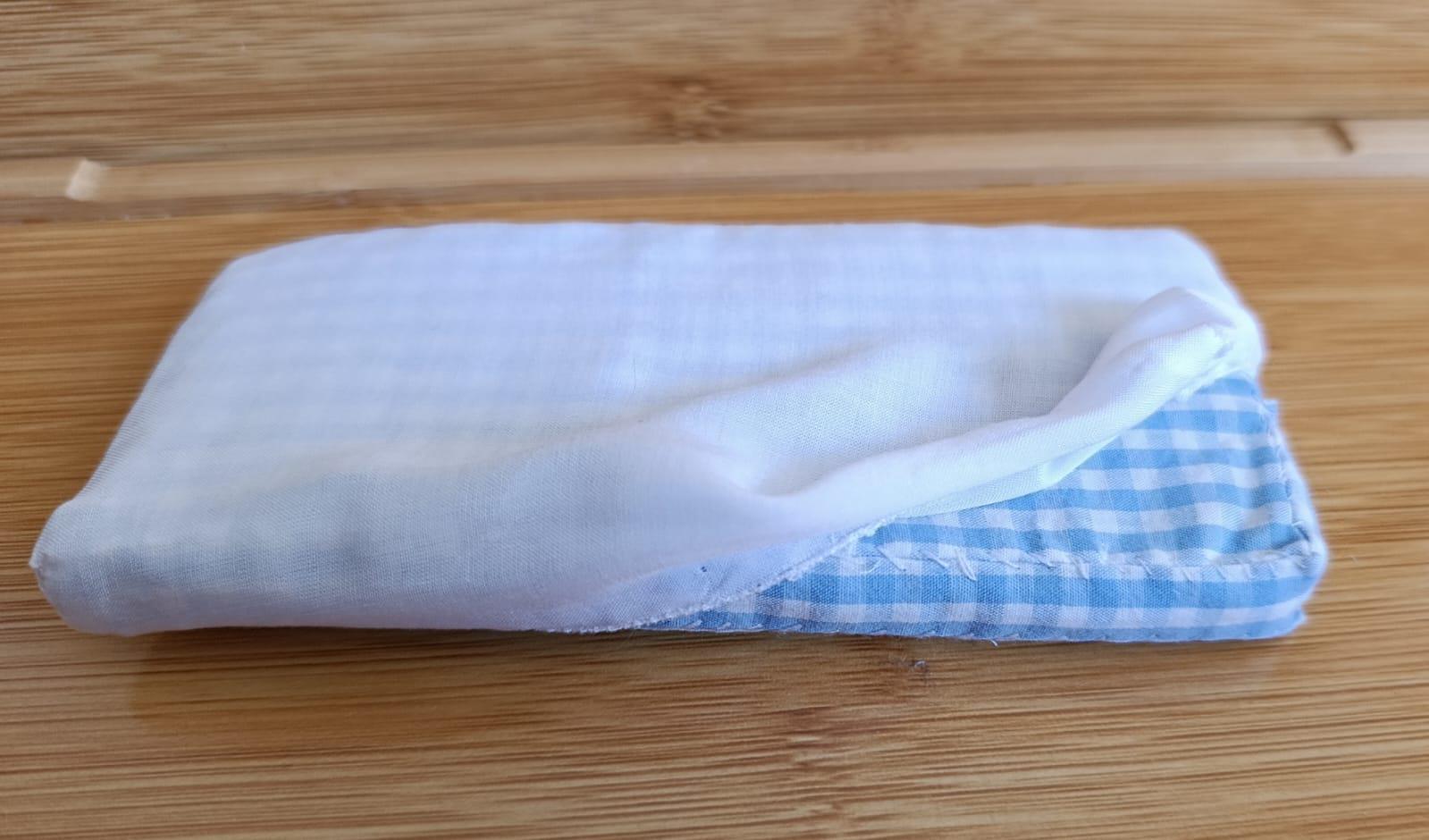 1:12 materasso singolo e lenzuolo con angoli