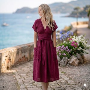 french linen dresses uk French Linen Dress
