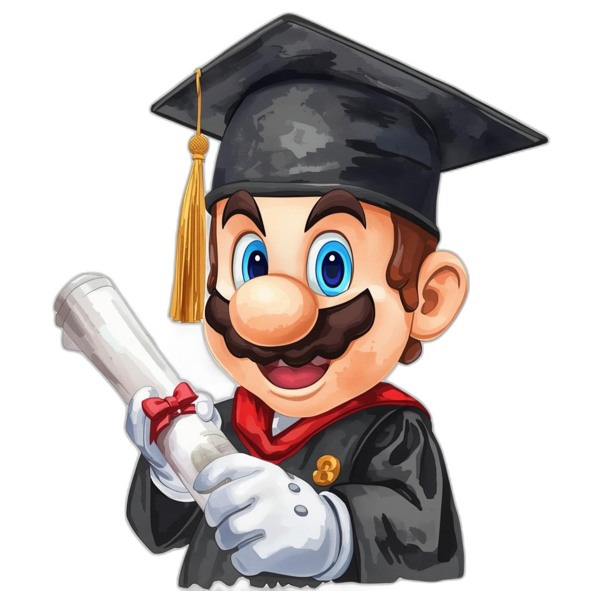 Graduation Cartoon Characters PNG Bundle, Graduate Clipart, School ...