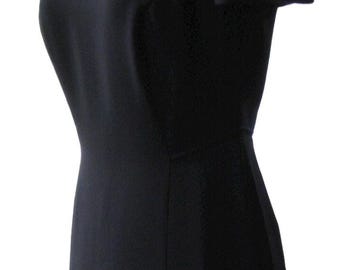 Giorgio Armani 6 Black Label 100% Silk Maxi Vintage Couture SS Gown Dress Brides