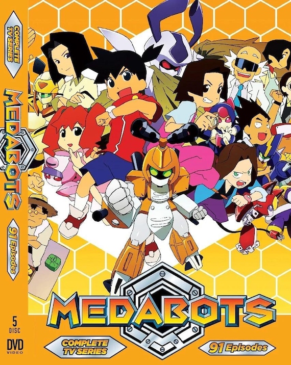 Anime DVD Medabots Complete TV Series Vol.1-91 End English Dubbed