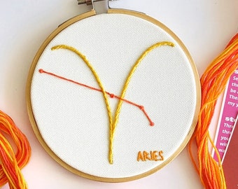 Aries Mini Embroidery Kit