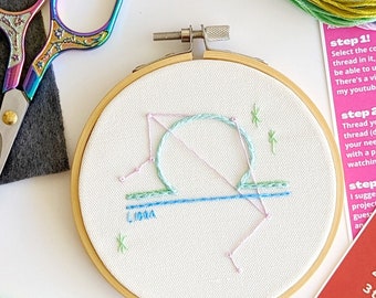 Libra Mini Embroidery Kit