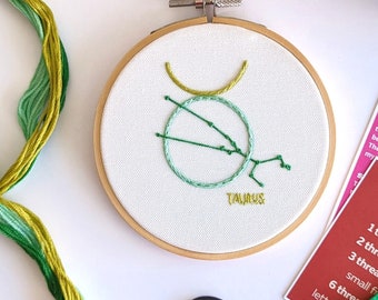 Taurus Mini Embroidery Kit