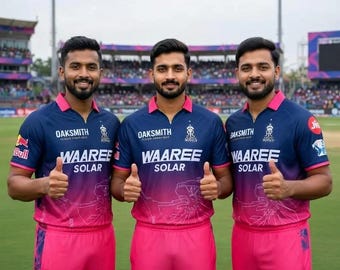 Rajastan Royals RR IPL 2026 Fan Jersey Personalized Name & Number Cricket Shirt