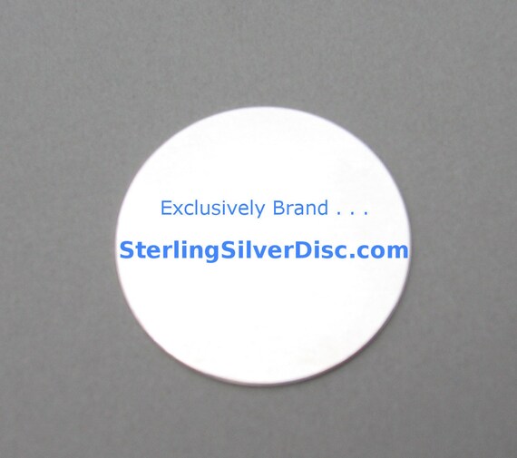 Wholesale Sterling Silver Disc Blanks Hand Stamping Metal Bulk