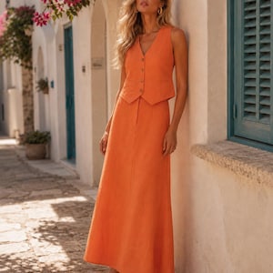 vest dress long maxi summer Maxi Dress With Vest