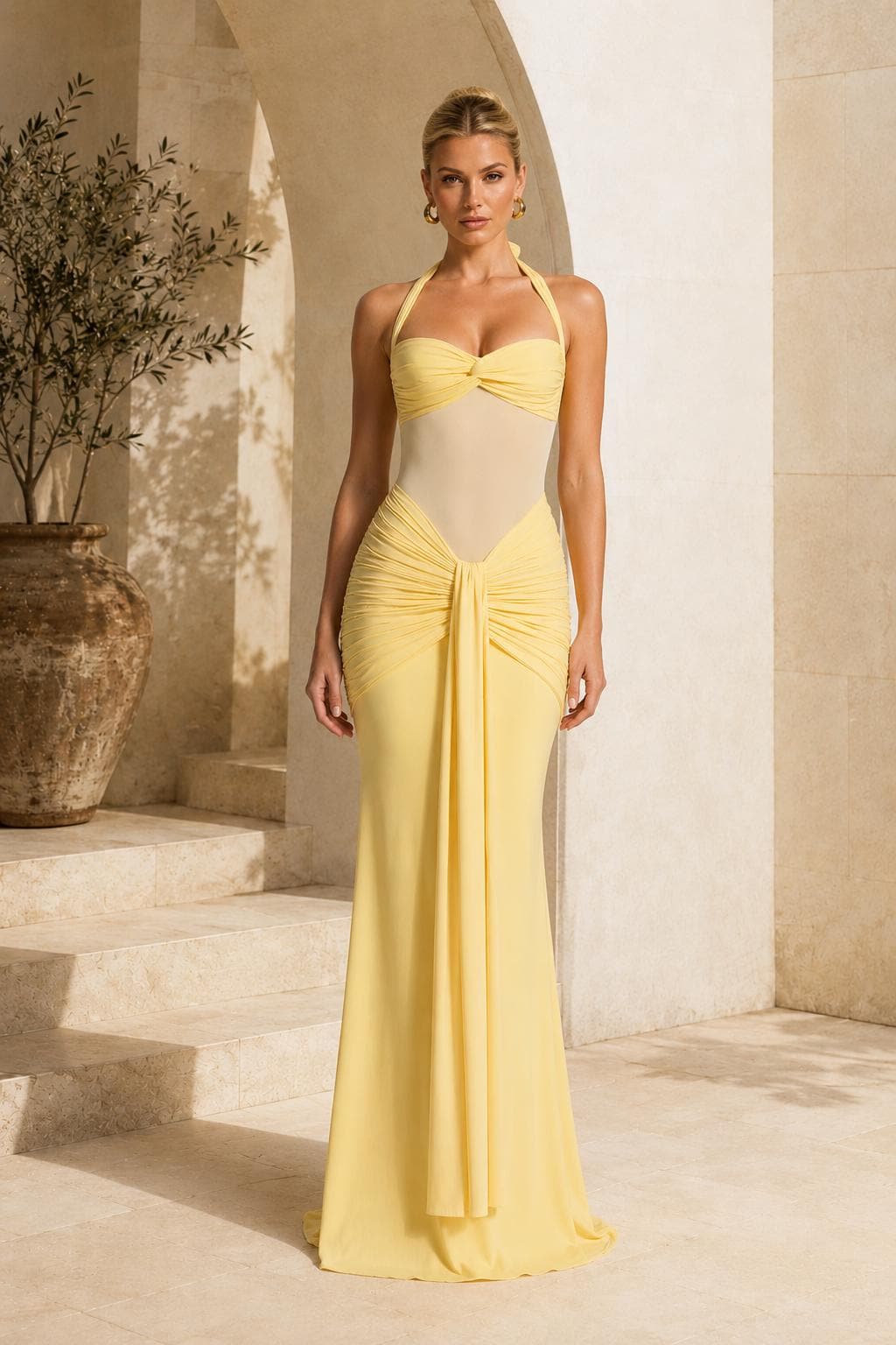 Wedding Guest Dress Lemon Yellow - Etsy