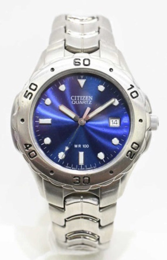 Citizens WR-100 Men's Sports Watch-Stainless Steel