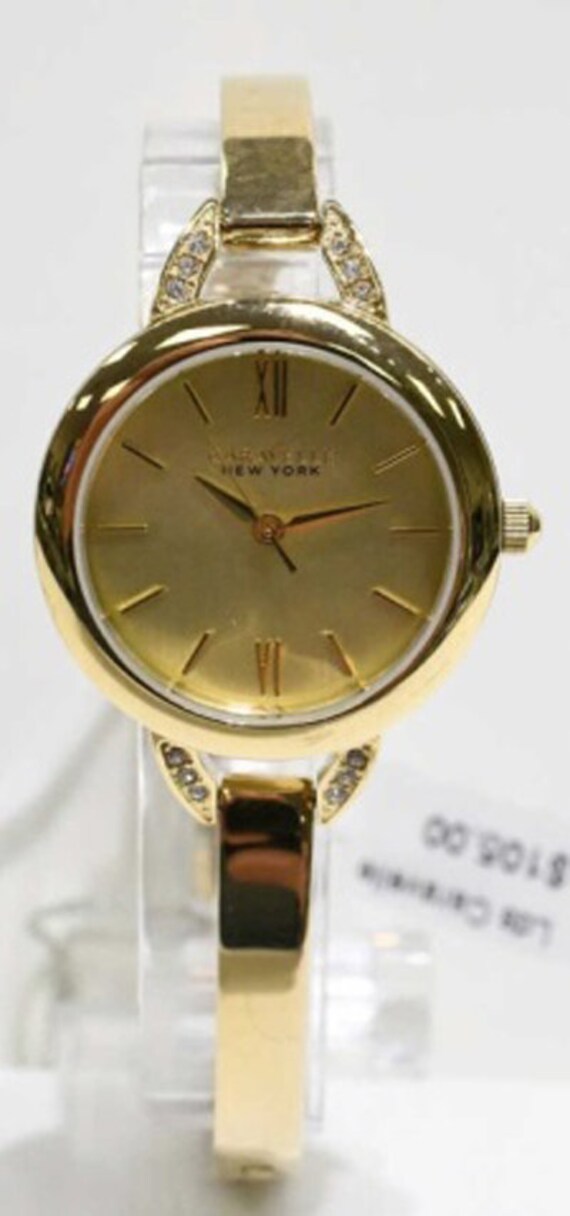 Caravelle New York BY Bulova Women's Crystal Gold 