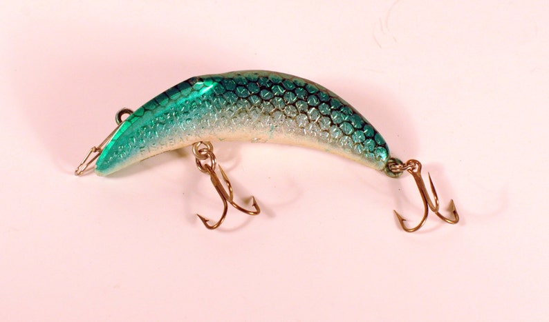 Vintage Fishback Sinker Lure Fishing Tackle Fishing Bait Etsy