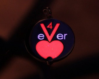 For Ever Pendant / Glow in the Dark / 4 Ever Necklace / Lover Pendant /