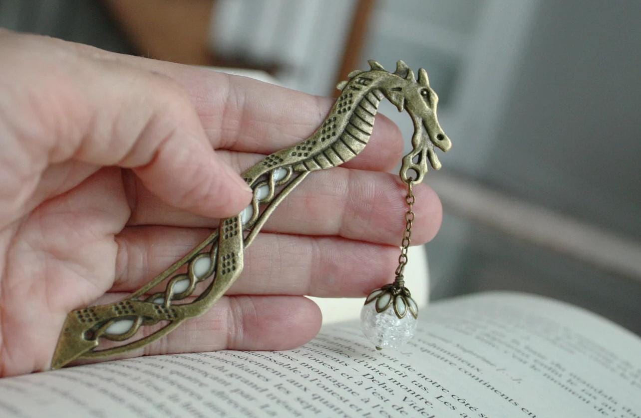 EXCEART Marcapáginas De Metal Estilo Chino Marcapáginas De Metal Colgante Con Diseño De Dragón Y Fénix Para Decorar Libros Y Regalos Ocasiones Especiales