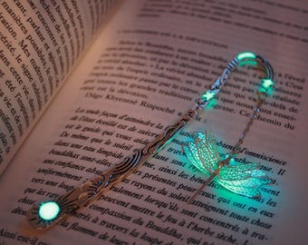 Dragonfly Bookmark Glow in the Dark / Glow Bookmark / Star Moon Bookmark /