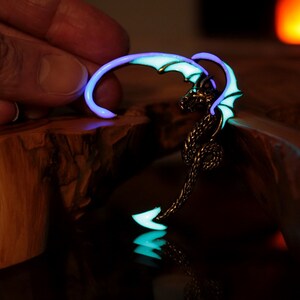 Dragon ear cuff Glow in the Dark / Purple Dragon / Earring / image 6