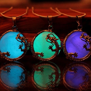 Dragon  Quartz Crystal / Glow in the Dark / Dragon Surrounding Crystal /