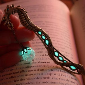 Segnalibro drago che brilla al buio / Segnalibro luminoso /