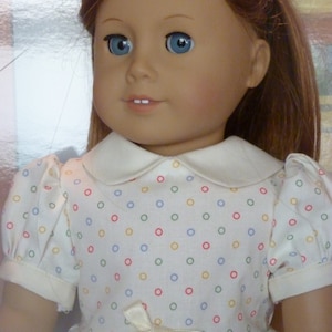 Historically Accurate Dress for 18 inch Dolls such as American Girl, Molly and Others
