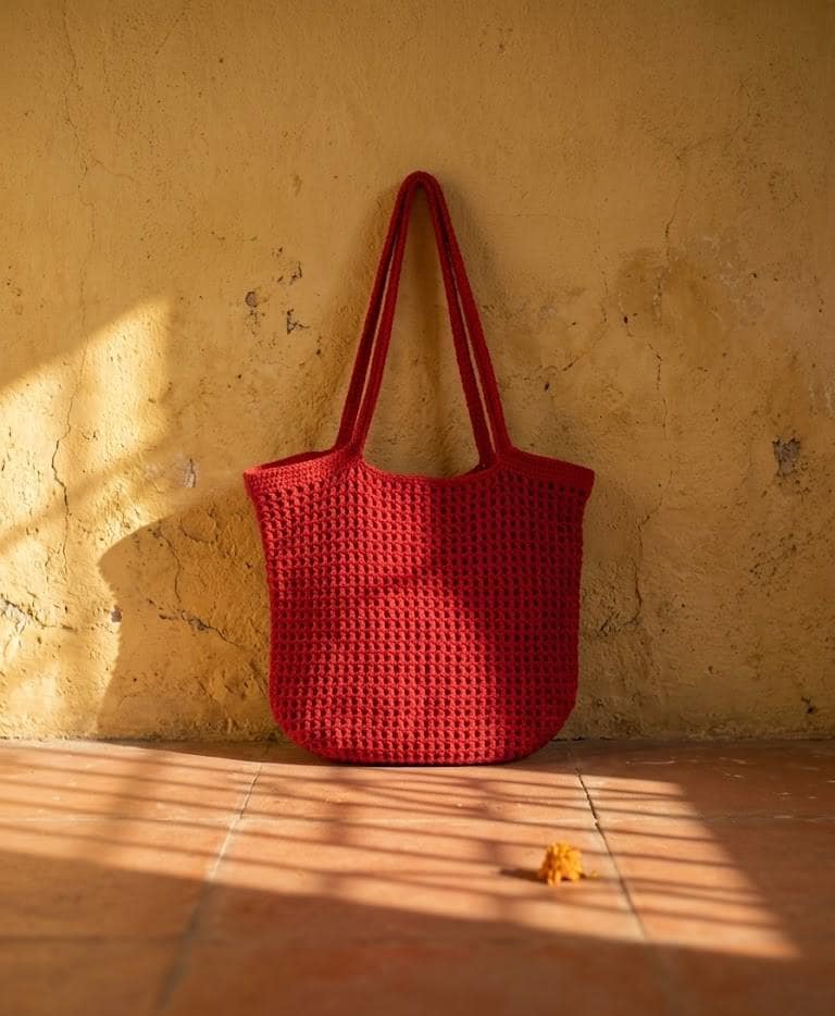 Red crochet bag - Etsy 日本
