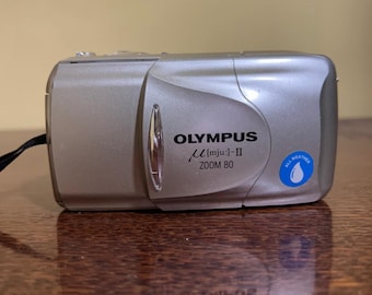 Film Camera Olympus Mju µ[mju] II Zoom 110 With Strap and Remote