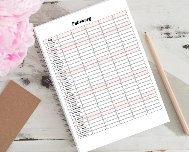 PRINTABLE 2024 Family Planner 2024 Family Calendar, 2024 Monthly