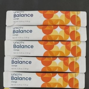 Unicity Balance Orange – 1 Box (30 Packets) | Orange Fiber Drink Mix