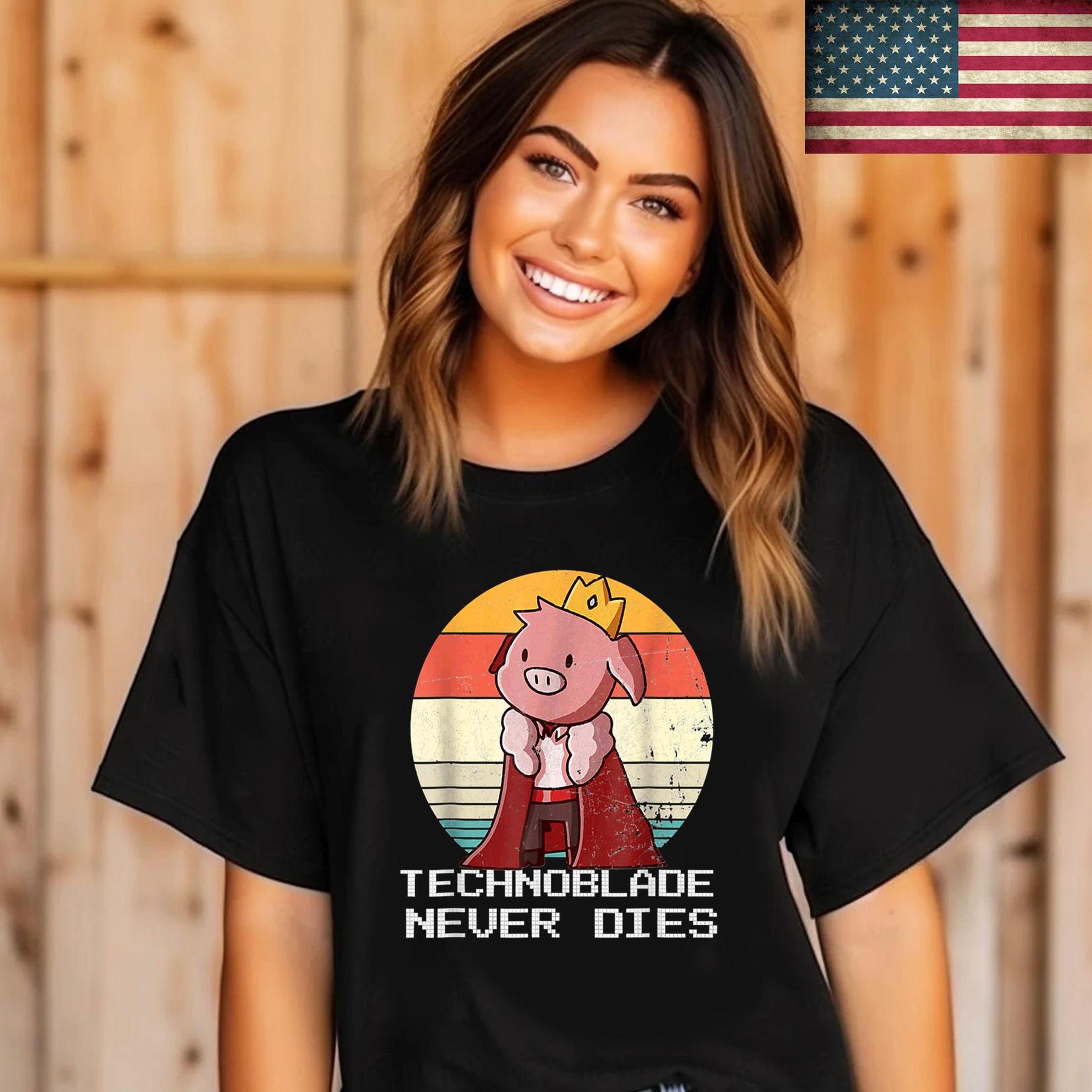 Technoblade Never Dies Cosplay Video Gamer Merch T Shirts, Hoodies