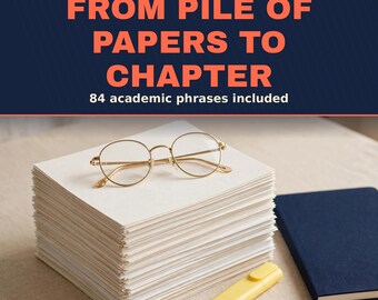 Literature Review Kit | Academic Writing Guide for Thesis & Dissertation, PhD Research Templates and Phrasebank
