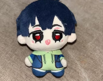 Cute Anime Plush Doll Keychain – Red Eyes Chibi Plushie