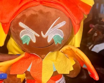 Fire-Themed Plush Doll – Cute Fantasy Anime Plushie
