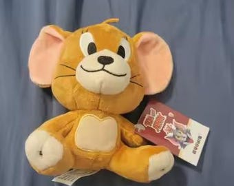 Brown Cartoon Mouse Plushie – Cute Big Ear Stuffed Animal
